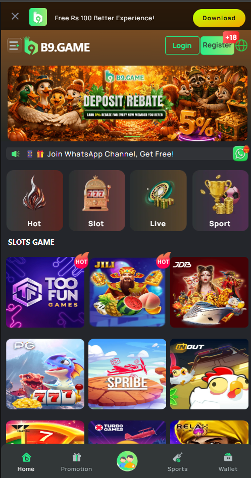 b9 app download preview — b9 apk installed and ready to play